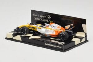 Renault R28 #6 Showcar 2008 Minichamps 1:43 400080076 Metāls — attēls 3 no 5