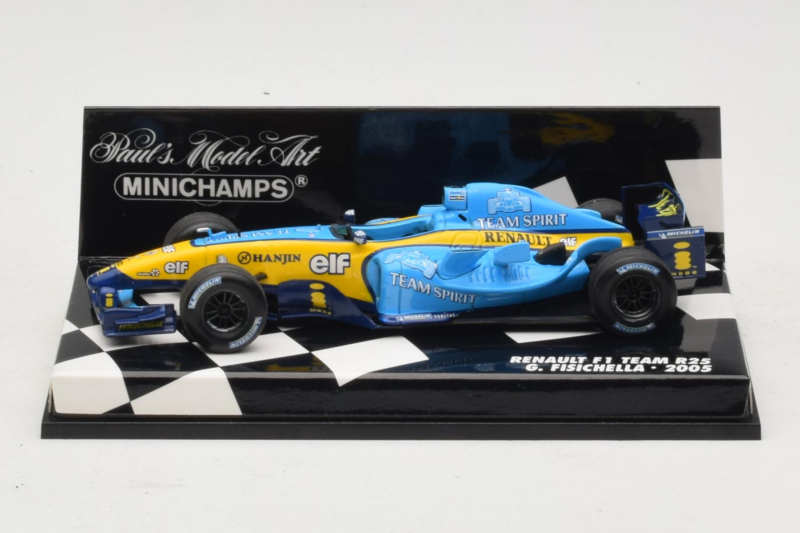 Renault R25 #6 G. Fisichella F1 2005 Minichamps 1:43 400050006 Metāls