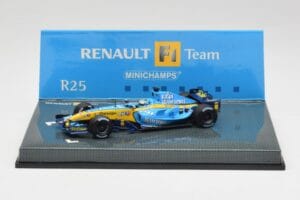 Renault R25 #2 G. Fisichella F1 2005 Minichamps 1:43 403050006 Metāls