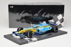 Renault R25 #5 F. Alonso Bahrain GP 2005 Minichamps 1:18 117050305 Sveķi — attēls 7 no 7