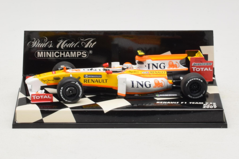 Renault R29 #8 N. Piquet Jr. F1 2009 Minichamps 1:43 400090008 Metāls