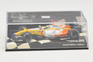 Renault R27 #3 G. Fisichella Renault F1 Team Showcar 2007 Minichamps 1:43 400070073 Metāls — attēls 4 no 5