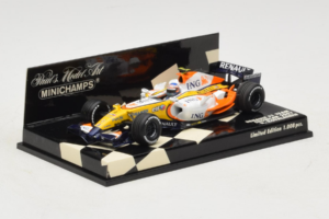 Renault R27 #4 H. Kovalainen Renault F1 Team Showcar 2007 Minichamps 1:43 400070074 Metāls — attēls 2 no 5