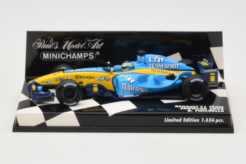 Renault R25 #6 G. Fisichella Renault F1 Team Showcar 2005 Minichamps 1:43 400050076 Metāls
