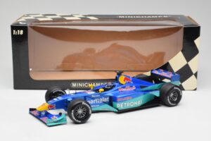 Sauber C19 #16 P. Diniz F1 2000 Minichamps 1:18 180000016 Metāls — attēls 6 no 6