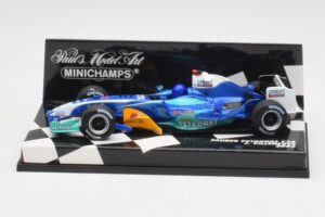 Sauber C24 J. Villeneuve F1 2005 Minichamps 1:43 400050011 Metāls