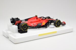 Scuderia Ferrari SF-23 #55 C. Sainz Belgian GP 2023 BBR 1:18 BBR231855C Metāls — attēls 2 no 7