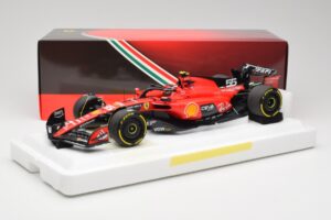 Scuderia Ferrari SF-23 #55 C. Sainz Belgian GP 2023 BBR 1:18 BBR231855C Metāls — attēls 7 no 7
