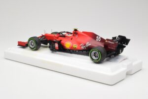 Scuderia Ferrari SF21 #55 C. Sainz Emilia Romagna GP 2021 BBR 1:18 BBR211855 Metāls — attēls 5 no 7