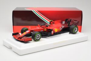 Scuderia Ferrari SF21 #55 C. Sainz Emilia Romagna GP 2021 BBR 1:18 BBR211855 Metāls — attēls 7 no 7