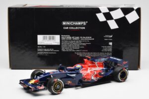 Scuderia Toro Rosso STR3 #11 S. Bourdais F1 2008 Minichamps 1:18 150080014 Metāls — attēls 6 no 6