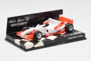 Super Aguri SA06 A. Suzuki F1 2006 Minichamps 1:43 400060224 Metāls — attēls 3 no 5