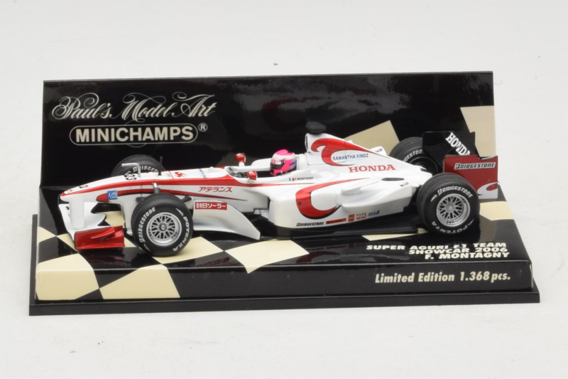 Super Aguri F. Montagny Showcar F1 2006 Minichamps 1:43 400060193 Metāls