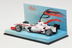 Super Aguri SA05 Honda #22 T. Sato 1st GP Bahrain 2006 Minichamps 1:43 518064322 Metāls — attēls 3 no 5