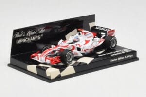 Super Aguri Honda SA06 #22 T. Sato Japanese GP 2006 Minichamps 1:43 400060122 Metāls — attēls 2 no 5
