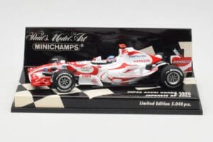 Super Aguri Honda SA06 #22 T. Sato Japanese GP 2006 Minichamps 1:43 400060122 Metāls