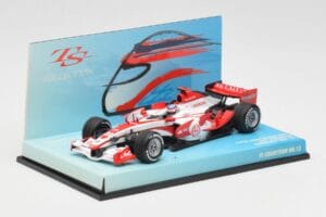 Super Aguri Honda SA07 #22 T. Sato Race Car 2007 Minichamps 1:43 518074322 Metāls — attēls 2 no 5