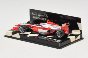 Super Aguri SA08 Honda #18 T. Sato F1 2008 Minichamps 1:43 400080018 Metāls — attēls 3 no 5