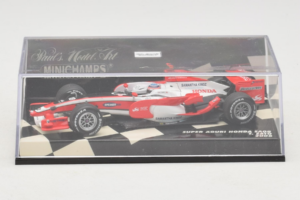 Super Aguri SA08 Honda #18 T. Sato F1 2008 Minichamps 1:43 400080018 Metāls — attēls 4 no 5