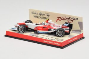Toyota TF107 #12 J. Trulli Showcar 2007 Minichamps 1:43 403070082 Metāls — attēls 3 no 5