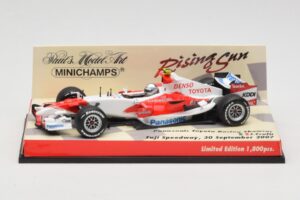 Toyota TF107 #12 J. Trulli Showcar 2007 Minichamps 1:43 403070082 Metāls