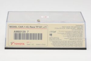 Toyota TF108 Showcar J. Trulli 2008 Minichamps 1:43 AM601297 Metāls — attēls 4 no 5