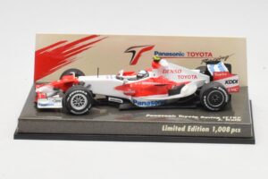 Toyota TF108 Showcar J. Trulli 2008 Minichamps 1:43 AM601297 Metāls