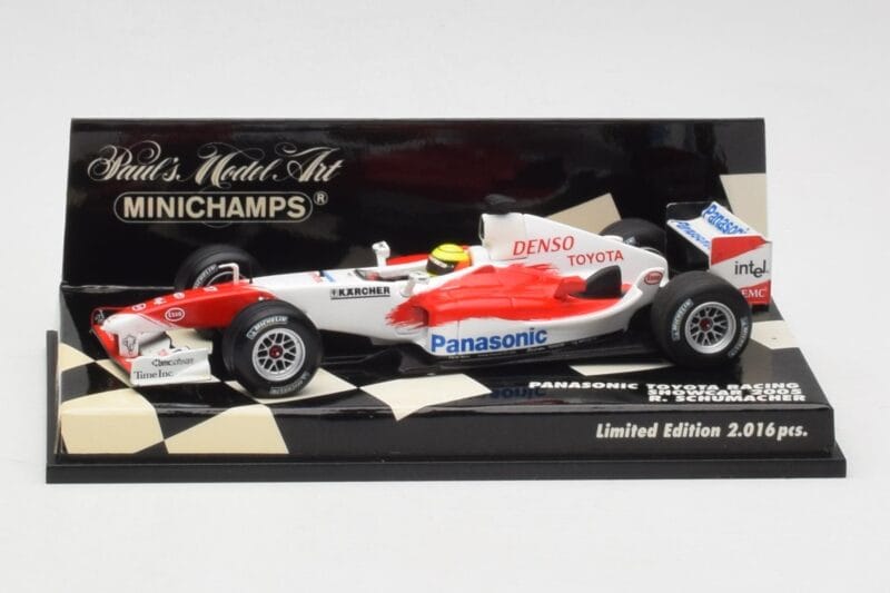 Toyota TF105 Panasonic Racing R. Schumacher Showcar 2005 Minichamps 1:43 400050087 Metāls