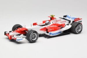 Toyota TF107 #12 J. Trulli F1 Launch Livery 2007 Minichamps 1:18 AM601321 Metāls