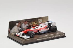 Toyota TF109 Panasonic Toyota Racing #9 J. Trulli F1 2009 Minichamps 1:43 AM62130 Metāls — attēls 2 no 5
