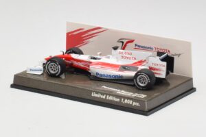 Toyota TF109 Panasonic Toyota Racing #9 J. Trulli F1 2009 Minichamps 1:43 AM621323 Metāls — attēls 3 no 5