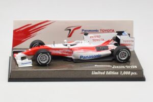 Toyota TF109 Panasonic Toyota Racing #9 J. Trulli F1 2009 Minichamps 1:43 AM621323 Metāls