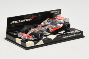 McLaren MP4-22 Mercedes #1 F. Alonso Vodafone McLaren Showcar F1 2007 Minichamps 1:43 530074371 Metāls — attēls 2 no 5