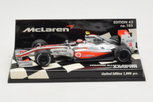 McLaren MP4-24 Mercedes #2 H. Kovalainen Vodafone McLaren Showcar F1 2009 Minichamps 1:43 530094372 Metāls