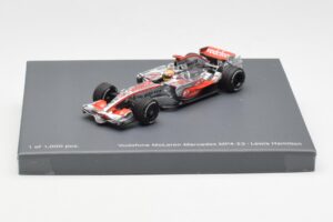 McLaren MP4-23 Mercedes #22 L. Hamilton F1 World Champion 2008 Minichamps 1:43 B66962422 Metāls
