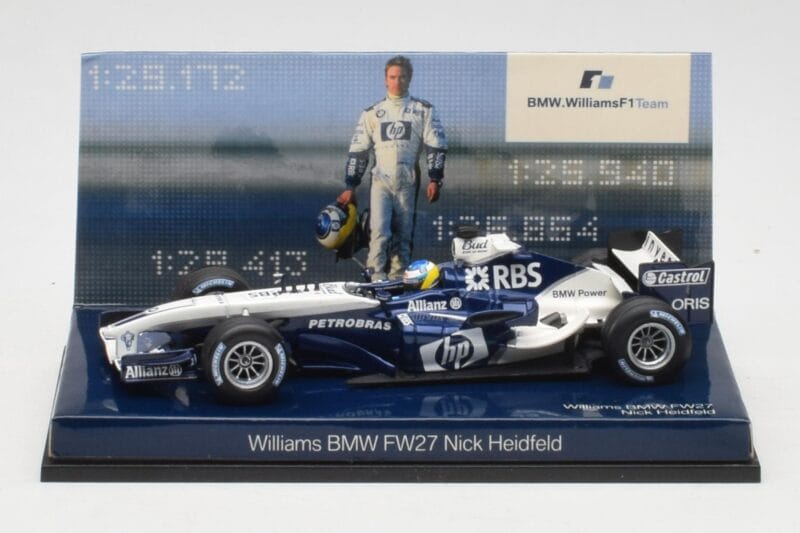 Williams FW27 BMW #16 N. Heidfeld F1 2005 Minichamps 1:43 80420404067 Metāls