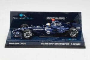 Williams FW27C N. Rosberg F1 Test 2005 Minichamps 1:43 400050110 Metāls