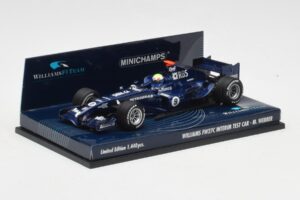 Williams FW27C BMW #7 M. Webber Test Car F1 2005 Minichamps 1:43 400050109 Metāls — attēls 2 no 5
