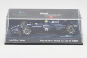 Williams FW27C BMW #7 M. Webber Test Car F1 2005 Minichamps 1:43 400050109 Metāls — attēls 5 no 5