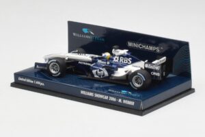 Williams FW28 M. Webber Showcar F1 2006 Minichamps 1:43 400060079 Metāls — attēls 3 no 5