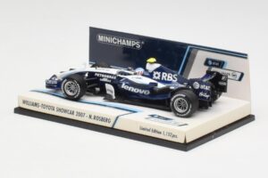 Williams FW29 N. Rosberg F1 Showcar 2007 Minichamps 1:43 400070086 Metāls — attēls 2 no 5