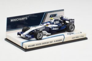 Williams FW29 N. Rosberg F1 Showcar 2007 Minichamps 1:43 400070086 Metāls — attēls 3 no 5