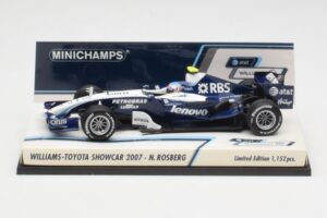 Williams FW29 N. Rosberg F1 Showcar 2007 Minichamps 1:43 400070086 Metāls