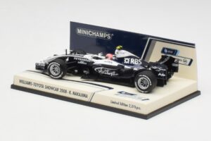 Williams FW30 K. Nakajima F1 Showcar Version 1 2008 Minichamps 1:43 400080078 Metāls — attēls 2 no 5