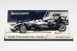 Williams FW30 K. Nakajima F1 Showcar Version 1 2008 Minichamps 1:43 400080078 Metāls