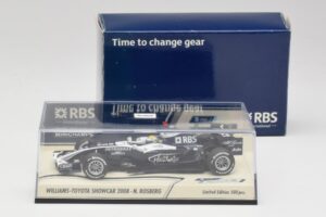 Williams FW30 N. Rosberg F1 Showcar 2008 Minichamps 1:43 403080077 Metāls — attēls 2 no 4