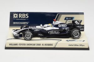 Williams FW30 N. Rosberg F1 Showcar 2008 Minichamps 1:43 403080077 Metāls