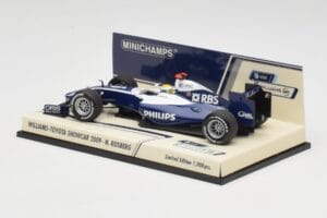 Williams FW31 N. Rosberg F1 Showcar 2009 Minichamps 1:43 400090086 Metāls — attēls 3 no 4