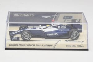 Williams FW31 N. Rosberg F1 Showcar 2009 Minichamps 1:43 400090086 Metāls — attēls 4 no 4