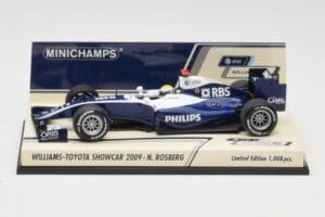 Williams FW31 N. Rosberg F1 Showcar 2009 Minichamps 1:43 400090086 Metāls